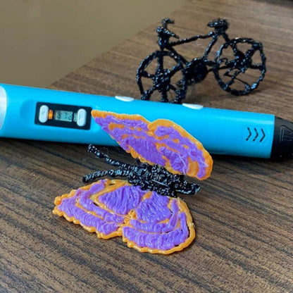 🌈 3D Printing Pen with Display